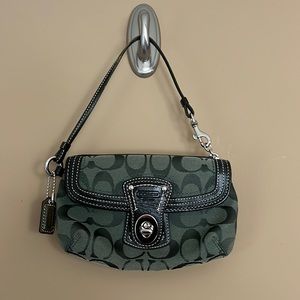 Green Coach Mini Purse